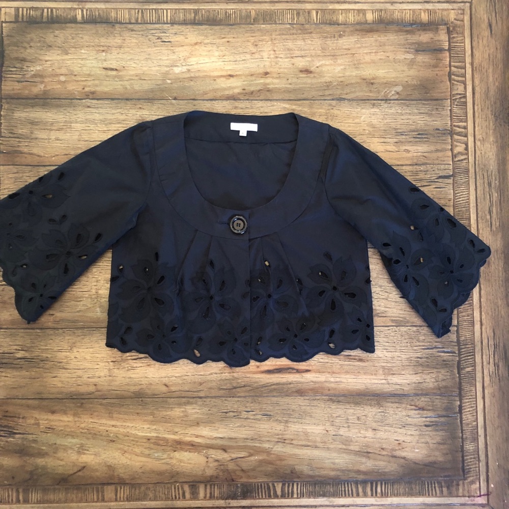 Campaigne Black cutout Jacket